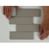 SAMPLE Terravito Nocino wandtegel - 6x18.6cm - Morchella mat (grijs) SW1221254