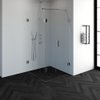 Saniclass Create douchecabine rechthoek 3-delig 90x100cm profielloos met antikalk en 8mm veiligheidsglas chroom SW223620 Saniclass Create douchecabine rechthoek 3-delig 90x100cm profielloos met antikalk en 8mm veiligheidsglas chroom SW223620
