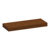 BRAUER Creek plan de toilette suspendu - 120x50x10cm - lattes chêne brun SW1198731