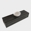 MONDIAZ LUSH 150cm badmeubel antracite 1 lades wastafel BARCO midden zonder kraangat SW409700 MONDIAZ LUSH 150cm badmeubel antracite 1 lades wastafel BARCO midden zonder kraangat SW409700
