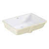 GROHE Cube céramique lavabo encastré sous plan 49x37cm Avec trop-plein Pureguard blanc SW205856