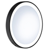 Smedbo Outline Lite Miroir grossissant - 12x12cm - ABS Noir mat SW890068