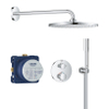 GROHE QuickFix Precision Thermostat Perfect inbouw douchesysteem met Vitalio Rain Mono 310 hoofddouche chroom SW1120179