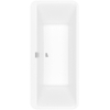 Villeroy & Boch Squaro Edge kunststof duobad quaryl rechthoekig 180x80x45cm incl. voorgemonteerde afvoer en overloop mat wit SW454169 Villeroy & Boch Squaro Edge kunststof duobad quaryl rechthoekig 180x80x45cm incl. voorgemonteerde afvoer en overloop mat wit SW454169