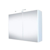 Best Design Happy Armoire de toilette avec éclairage 80x60cm MDF Blanc SW280006