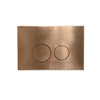 FugaFlow Eccelente Press Plaque de commande DualFlush pour bâti-support Geberit UP320 Métal boutons ronds cuivré SW999928