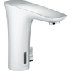 Hansgrohe PuraVida Robinet de lavabo électronique avec poignée termostatique et batterie chromé/blanc 0605586 Hansgrohe PuraVida Robinet de lavabo électronique avec poignée termostatique et batterie chromé/blanc 0605586