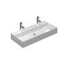 Thebalux lavabo modèle Cube 1x cuve 2x trou de robinet SW766514