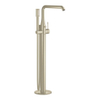 Grohe Essence New Partie de finition pour robinet de bain sur pied avec inverseur et bec rotatif 27.7cm avec douchette et flexible 125cm nickel brossé SW98815 Grohe Essence New Partie de finition pour robinet de bain sur pied avec inverseur et bec rotatif 27.7cm avec douchette et flexible 125cm nickel brossé SW98815