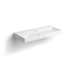 Clou New Wash Me wastafel - 90x42x8cm - 1 kraangat - wit SW440840