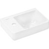 Hansgrohe Xelu Q Fontein - 36x25cm - kraangat links - wasbak rechts - zonder overloop - wit SW1406575