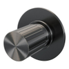 BRAUER Stripe Inbouw stopkraan - inclusief inbouwdeel - geborsteld gunmetal PVD SW1434978