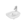 Villeroy & Boch O.novo Compact Lave mains d’angle 36x27.5cm avec 1 trou pour robinetterie droite et trop plein ceramic+ blanc 0124013