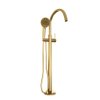 Brauer Gold Edition Robinet baignoire sur pied avec douchette 3 jets laiton Or brossé SW547715 Brauer Gold Edition Robinet baignoire sur pied avec douchette 3 jets laiton Or brossé SW547715