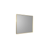 Thebalux Type N spiegel – 80x70 cm – indirecte LED rondom – Messing mat (goud) SW787253