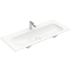 Villeroy & Boch Finion Lavabo à poser sur meuble - 1200 x 500 x 160 mm - Blanc Alpin CeramicPlus - avec trop-plein dissimulé - non poli SW106538