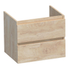 BRAUER Joy meuble sous-lavabo 60 2 tiroirs softclose - sans poignées - 1 découpe pour siphon - Forest Wheat SW1201123