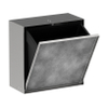 Hansgrohe XtraStoris Rock Poubelle - 30x30x14cm - porte carrelable - brushed stainless steel SW1590298