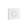 Grohe Skate air WC bedieningsplaat horizontaal wit 0729126 Grohe Skate air WC bedieningsplaat horizontaal wit 0729126