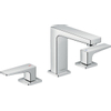 Hansgrohe Metropol Robinet lavabo 3 trous 110 avec bonde push open Chrome SW99960 Hansgrohe Metropol Robinet lavabo 3 trous 110 avec bonde push open Chrome SW99960