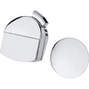 Hansgrohe Exafill afdekset E badvul-, overl- afv. garnituur brushed black chrome SW528823 Hansgrohe Exafill afdekset E badvul-, overl- afv. garnituur brushed black chrome SW528823