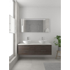 Bruynzeel Combo badmeubelset 150x45cm 2 wasbakken 4 lades met spiegel met softclose ceramic gladstone SW383629 Bruynzeel Combo badmeubelset 150x45cm 2 wasbakken 4 lades met spiegel met softclose ceramic gladstone SW383629