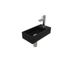 Ink Versus fonteinset – 36x18x9 cm – quartz zwart – kraangat rechts – chromen kraan SW157994