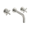 Crosswater MPRO Crosshead Inbouw wastafelkraan - 3 gats - met kruisgreep geborsteld - RVS SW648394