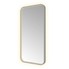 Hotbath &MORE Spiegel - 50x100cm - direct en indirect LED - spiegelverwarming - color changing - dimbaar - met afstandsbediening - PVD - geborsteld gunmetal antraciet SW1246087