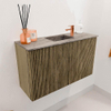 Mondiaz JOYA-DLUX 70cm toiletmeubel - kleur Dusk - Wastafel FAYE positie Midden 1 kraangat kleur Oza. SW1425972