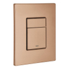 Grohe Skate Cosmopolitan Bedieningsplaat - dualflush - horizontaal/verticaal - kunststof - brushed warm sunset (koper) SW107594