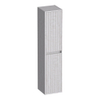 BRAUER Adore Wavy armoire haute - 160x35x35cm - 2 portes - ouvrant à gauche ou à droite - sans poignée - Forest Seashell SW1198496