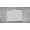 Bruynzeel spiegelkast 120x70cm met 2 deuren exclusief verlichting aluminium GA11659 Bruynzeel spiegelkast 120x70cm met 2 deuren exclusief verlichting aluminium GA11659