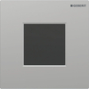 Geberit Type01 urinioir bedieningsplaat - batterij - vierkant - mat chroom/easy-to-clean - mat chroom SW1237008