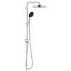 Grohe Vitalio Start 250 Flex Douchesysteem - met omstelkraan - wandmontage - hoofddouche 2 straalsoorten - handdouche 2 straalsoorten - chroom SW1028077