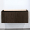Adema Holz meuble sous vasque 100cm 1 tiroir sans poignée bois toffee SW773956