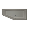 Xenz Society compact ligbad 180x80x44cm rechts met poten zonder afvoer Acryl Cement Mat SW103200 Xenz Society compact ligbad 180x80x44cm rechts met poten zonder afvoer Acryl Cement Mat SW103200