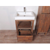 Saniclass Natural Wood Badmeubelset 100cm grey oak met wastafel wit 1 kraangat zonder spiegel SW9158 Saniclass Natural Wood Badmeubelset 100cm grey oak met wastafel wit 1 kraangat zonder spiegel SW9158