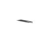 Hotbath &MORE Planchet - 30cm - inclusief bevestigings rails - 1 uitsparing - voor zeepdispenser of beker - PVD - geborsteld gunmetal (antraciet) SW1245920