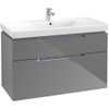 Villeroy & Boch Subway 2.0 meuble sous-lavabo - 98,7x59x44,9cm - Gris 1025041