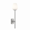 Astro Tacoma Single Grande Applique plafonnier - 230V - IP44 - ovale - verre blanc - chrome SW1569641
