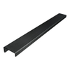 BRAUER Poignée de meuble en applique - 30cm - modèle A - matériau acier inoxydable - gunmetal brossé SW1203290