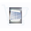 Schneider GraceLine GRL 130 3 FL spiegelkast met 3 deuren met TL verlichting 130x70cm aluminium 2000025 Schneider GraceLine GRL 130 3 FL spiegelkast met 3 deuren met TL verlichting 130x70cm aluminium 2000025
