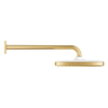 GROHE Tempesta 250 set douche de tête - 38cm - carré - 8 l/min - cool sunrise brossé (doré) SW1587940