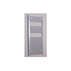 Sanicare recht designradiator 111.8x45cm zilver grijs SW380 Sanicare recht designradiator 111.8x45cm zilver grijs SW380