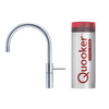Quooker Nordic round kokendwaterkraan opbouw uitloop draaibaar met Pro3 reservoir RVS SW99141 Quooker Nordic round kokendwaterkraan opbouw uitloop draaibaar met Pro3 reservoir RVS SW99141