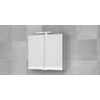 Bruynzeel armoire miroir 90x70cm avec 2 portes sans lumière aluminium GA11666 Bruynzeel armoire miroir 90x70cm avec 2 portes sans lumière aluminium GA11666