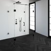 Saniclass Create douchecabine XL 100x120cm profielloos met antikalk en 8mm veiligheidsglas zwart mat SW223673 Saniclass Create douchecabine XL 100x120cm profielloos met antikalk en 8mm veiligheidsglas zwart mat SW223673