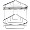 Geesa Basket Corbeille de douche double et grande chrome 0650257