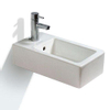 Duravit Vero fontein 25x45cm met kraangat en overloop met wondergliss wit 0291346 Duravit Vero fontein 25x45cm met kraangat en overloop met wondergliss wit 0291346